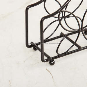 Support de serviette en métal élégant et luxueux, fourni directement par l'usine, emballage personnalisé pour la décoration de table de mariage et d'hôtel, exportation - Product Image 4