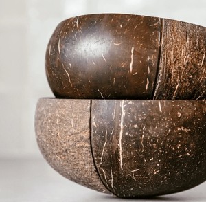 Handmade <b>Coconut</b> Bowl Best Quality Eco Friendly Durable Polished Natural <b>Shell</b> Reusable Kitchen Dining Serving Product - Product Image 3