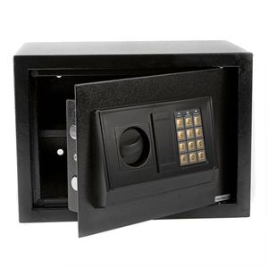 Cassaforte Digitale in Acciaio Nera di Piccole Dimensioni E25EA con Serratura di Sicurezza per Conservazione di Denaro e Sicurezza Domestica - Product Image 3