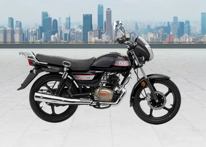 TVS "RADEON DIGI CLUSHTER EDITION " MOTORCYCLE with Black with Gold <b>Engine</b> Cover - Product Image 2