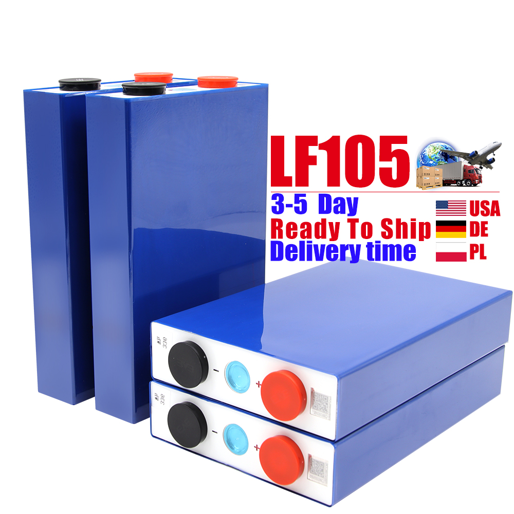Аккумуляторы EVE EU Stock LF105 LFP 4000 цикла 3,2 В 100ah lifepo4 105ah для автомобильного солнечного элемента lifepo4