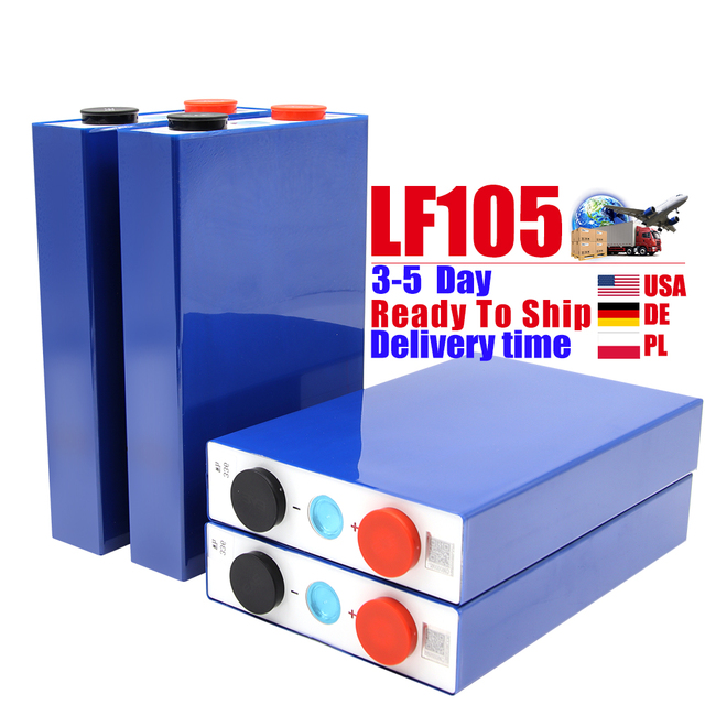 EVE EU Stock LF105 LFP Batteries 4000 Cycle 3.2v 100ah Lifepo4 105ah Battery Cell for EV Car Solar System Lifepo4 Battery Cell
