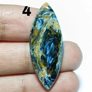 พลอยพีเทอร์ไซต์ธรรมชาติแบบคาโบชอง คละสี หลายสี สำหรับทำเครื่องประดับ เหมาะสำหรับช่างเงิน ช่างโลหะ - Product Image 4