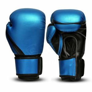 Gants de boxe en cuir synthétique à quatre couches de mousse naturelle MMA-Sparring OEM Custom Genuine Shined-Leather - Product Image 4