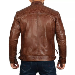 Diseña Tu Propia Chaqueta de Cuero de Moda, Chaqueta de Cuero para Hombre de Alta Calidad al Mejor Precio, Chaqueta de Cuero de Manga Larga - Product Image 4
