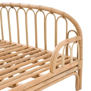 Cama de Ratán Natural de Alta Calidad con Colchón, Muebles Infantiles para Habitación de Niños, Precio de Mayoreo de Fábrica, Gran Venta, Barata - Product Image 2