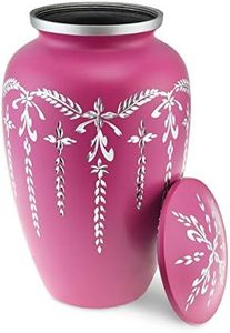 โกศโบราณ Co 74-02 สำหรับผู้ใหญ่ แบบทันสมัย ทำด้วยมือ ขนาด 10 นิ้ว แจกันโลหะตั้งโต๊ะ สำหรับใส่เถ้ากระดูกมนุษย์ ความจุ 3.4 ลิตร ปรับแต่งได้ - Product Image 2