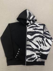 Professional Custom Logo Printing Regular Fit 280gsm Thick Cotton Winter Boxy Cropped Solid <b>Plain</b> Dyed <b>Hoodie</b> <b>Men</b> - Product Image 1