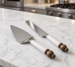 Professional Stainless Steel Cake <b>Cutter</b> Set with Serving Spatula for Bakeries Cafes Hotels Restaurants and Catering Businesses - Product Image 4