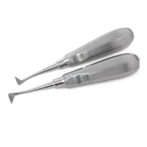 Stainless Steel Flat Blade Dental Root Elevator Precision Surgical Instrument For Tooth Root Separation And Extraction - Product Image 2