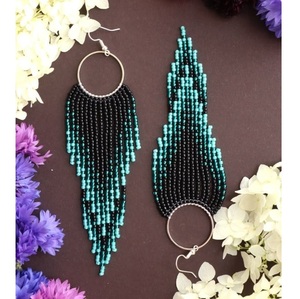 Sac à main en perles de verre de qualité supérieure avec ensemble de bijoux assorti, bijoux artisanaux en résine perlée pour mariage et fête - Product Image 4