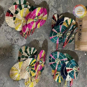 Décoration murale artisanale en jonc de mer du Vietnam, style africain, faite à la main, pour la maison - CARYLN - Product Image 2