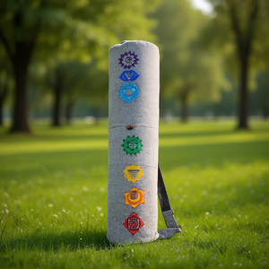 Cotton Yoga Mat Bag for Transporting and Organizing Your Yoga Mat - Product Image 3