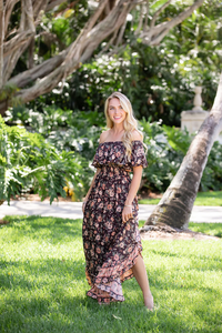 2024 nouveautés été mode vêtements femmes décontracté bohème Floral longue Maxi robe cravate teinture Boho gitane Chic satin soie tissu - Product Image 4