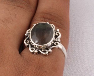 Wholesale Shree Jaipur <b>Silver</b> 925 Sterling <b>Silver</b> <b>Amethyst</b> Bezel Setting Classic Women's Gemstone <b>Ring</b> Handmade From Rajasthan - Product Image 3