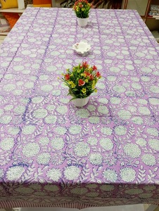 Mantel de Algodón con Estampado Floral Artesanal al por Mayor - Cubierta Ecológica y Duradera para Mesa de Comedor en el Hogar y Restaurantes - Product Image 2