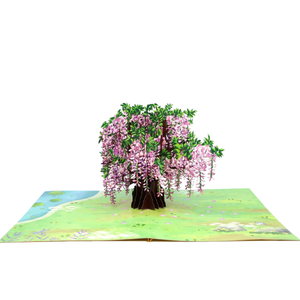 Flower Colorful Theme 3D pop up Card <b>Handmade</b> Greeting Card 2026 Gift Pop up Cards 3D Flower Forest Pop Up <b>Paper</b> Craft - Product Image 3