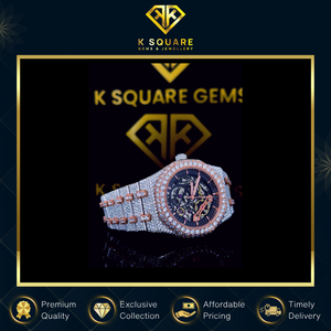 Reloj de Diamantes de Lujo con Movimiento Automático de Cuarzo, de Acero Inoxidable, Resistente al Agua, con Diseño Atractivo y de Calidad Estándar, en Oferta - Product Image 2