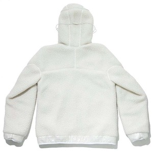 Men's Hooded Sherpa Fleece <b>Jacket</b> Thick Windproof Zipper Closure Casual <b>Winter</b> Coat Solid Color Regular Fit Loose Style - Product Image 3