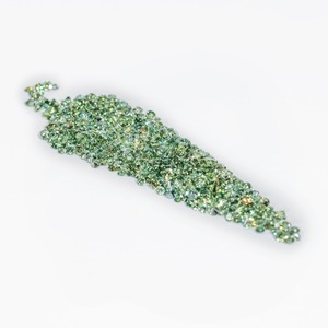 Diamantes Sueltos de Color Verde Melee de 0.80mm a 4.40mm, Sin Certificación, Cultivados en Laboratorio, Corte Brillante, Perforados con Láser, Excelentes para Joyería - Product Image 5