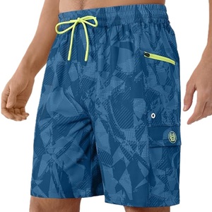 Shorts d'été en polyester ou nylon élastique, imprimé AOP, shorts de bain à séchage rapide, style décontracté, taille tissée avec cordon de serrage, en provenance du Bangladesh. - Product Image 5