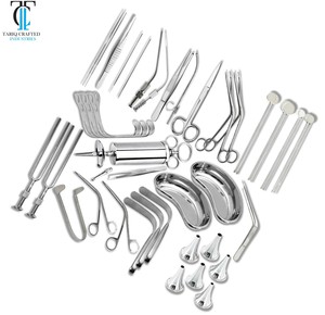 ENT Surgical Instrument Set Stainless Steel Otolaryngology <b>Ear</b> Nose Throat Surgery Instruments Kit Medical Operating <b>Tools</b> Set - Product Image 2