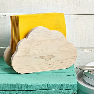 Compact Wooden Napkin Holder <b>Space</b> <b>Saving</b> Design Dining <b>Table</b> Organizer Kitchen Decor Tissue Storage Durable Holder - Product Image 1