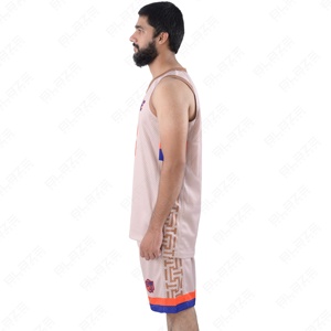 Blaze Fight Wear Basketball Uniforme Unisexe Adulte Haute Qualité Respirant Sportswear Basketball Shirt Summer Shorts Imprimé Logo - Product Image 5