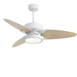 Light Pro 52-Inch LED Indoor Smart Ceiling Fan with Remote Control White [Weekend Shipping Not Available] - Product Image 1