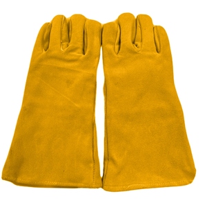 ถุงมือเชื่อมหนังแบบสะท้อนแสง ป้องกันความร้อนสูง ทนทาน ได้มาตรฐาน ANSI/EN ISO Class 1 CE  สามารถปรับแต่งโลโก้ได้ - Product Image 3