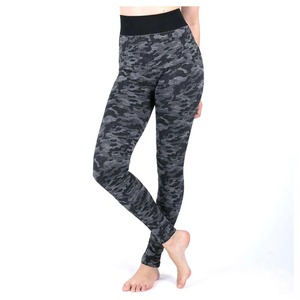 Leggings de Yoga y Fitness para Mujer, Cintura Alta, Diseño Simple con Efecto Push-Up, Largo hasta el Tobillo, Secado Rápido, Transpirables, Elásticos en Cuatro Direcciones, Spandex/Nailon - Product Image 1