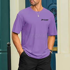 Camiseta Extra Grande para Hombre, Corte Moderno y Relajado, Estilo Urbano, Cómoda, Transpirable, de Algodón, Ropa Casual - Product Image 4