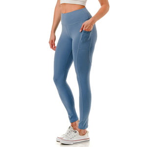 Best Selling Plus Size Women's Sexy <b>Leggings</b> & Tights Custom Design Solid Color <b>Leggings</b> <b>With</b> <b>Pockets</b> For Women From Bangladesh - Product Image 3