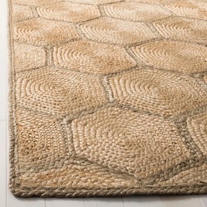 Tapis de sol rectangulaire moderne en jute, tressé à la main, fabriqué à la machine, antidérapant, antimicrobien, pour l'extérieur, le bureau, la plage - Product Image 2