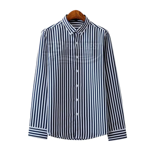 Chemise décontractée pour homme à manches longues, coupe ajustée, imprimée, résistante aux plis, respirante, écologique, séchage rapide, coton biologique - Product Image 5