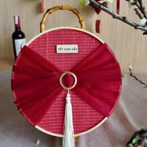 Cesta de Regalo de Bambú Natural, Diseño Tejido a Mano para una Presentación de Regalo de Lujo - Product Image 3