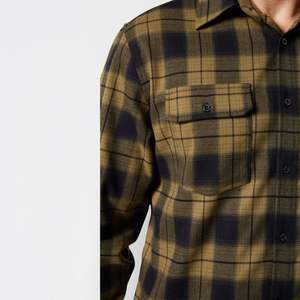 Camisa de Franela Tejida con Hilo Teñido para Hombre, Personalizada de Fábrica, con 2 Bolsillos en el Pecho, Corte Ajustado, Casual, de Verano, con Botones - Product Image 4