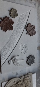 Panel de Pared con Relieve de Hojas y Palomas Talladas en Piedra 3D, Arte Contemporáneo Moderno <span class=keywords><strong>para</strong></span> Exteriores con Diseño Duradero <span class=keywords><strong>para</strong></span> Comedor y Montaje en Pared - Product Image 3