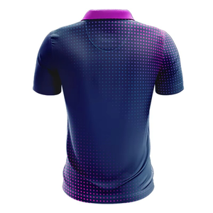 Chemise formelle pour homme en polyester à séchage rapide, tissu respirant et anti-transpiration, impression numérique personnalisée 2024 - Product Image 3