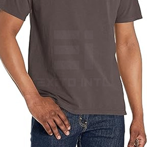 เสื้อยืดคอกลมผ้าคอตตอน/โพลีเอสเตอร์สีพื้นเรียบ ระบายอากาศได้ดี รับสกรีนโลโก้ ขายส่ง คุณภาพสูง สีตามสั่ง - Product Image 5