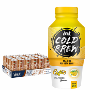 Café VINUT Vietnam 98, 280 ml, Cold Brew, Arábica, Robusta, Sin OMG, Sin Lácteos, Sin Gluten, Precio de Fábrica, OEM/ODM, Muestra Gratuita - Product Image 1
