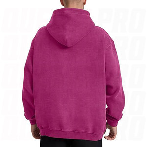 Sudadera con Capucha Extra Grande para Hombre, Estilo Vintage Lavado al Ácido, para Uso Casual o Entrenamientos Deportivos - Product Image 4