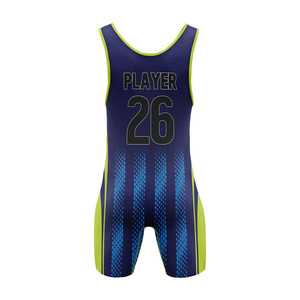 Custom Wrestling <b>Singlet</b> Premium Athletic Wear Breathable Fabric Sublimation Design All Sizes Styles Options - Product Image 5