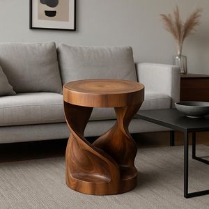 Mesa de Centro de Madera Contemporánea para Sala de Estar Urbana, Diseño que Mejora el Interior con Acabado Natural - Product Image 1