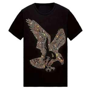 T-shirts en strass pour hommes, mode streetwear, t-shirts imprimés pour hommes, t-shirts en strass personnalisés - Product Image 6