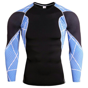 High Quality Custom Printed BJJ Rash Guard Sweat Absorbent Quick Dry Compression MMA Jiu Jitsu Training Compression Rash Guard - Product Image 3