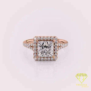 Direct Factory Supply Moissanite Engagement Ring Luxury Jewelry Style Engagement Party Romantic Gift Giving Available For Sale - Product Image 2