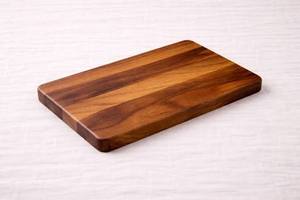Planche à découper rectangulaire en bois écologique décorative avec poignée en forme de pagaie, épaisse et compatible lave-vaisselle - Product Image 3