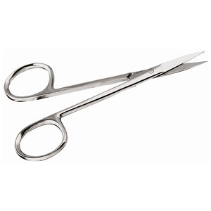 Tijeras para Láminas Dentales, Rectas, de Acero Inoxidable, 110 mm, Instrumento Dental de Precisión para Cortar Láminas Dentales en Laboratorio - Product Image 6