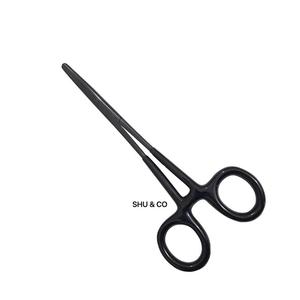 Pince de pêche à la mouche en acier inoxydable poli de 5 pouces, pinces pour truites arc-en-ciel, essentielles pour les outils de pêche à la mouche, forceps OEM - Product Image 1